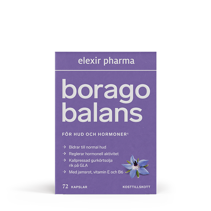 Borago Hud & Hormoner 72 kapslar