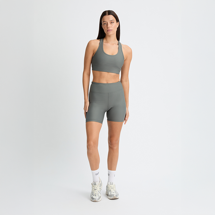Ribbade Cykelshorts Gr&ouml;n