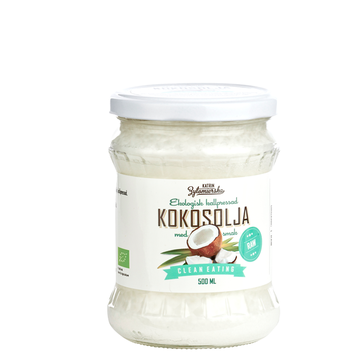 Kallpressad kokosolja EKO 500 ml