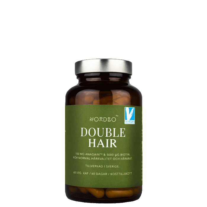 Bild av Nordbo Double Hair, 60 kapslar