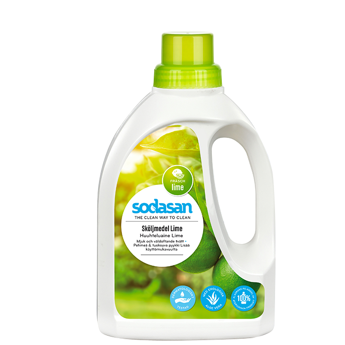 Sodasan Sköljmedel Lime, 750 ml