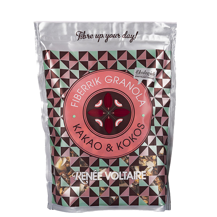 Fiberrik Granola Kakao Kokos, 375 g