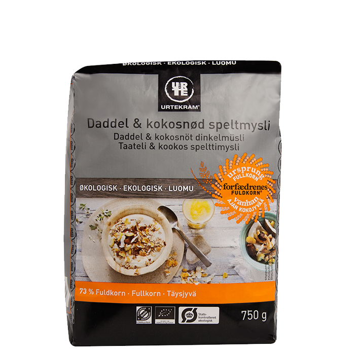 Bild av Daddel & kokosnöt dinkelmüsli, 750 g