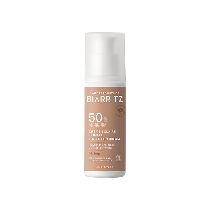 Tonad Solskyddskräm för Ansiktet beige SPF50 50 ml
