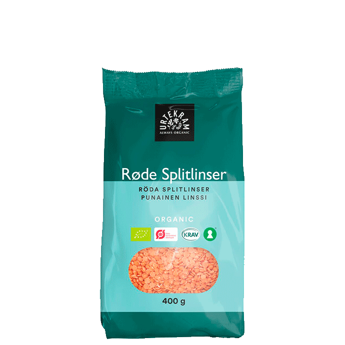 Röda Splitlinser 400 g