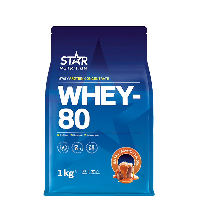 Whey-80 Vassleprotein 1 kg