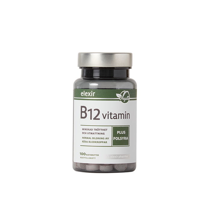 Vitamin B-12 Vegan 100 tabletter