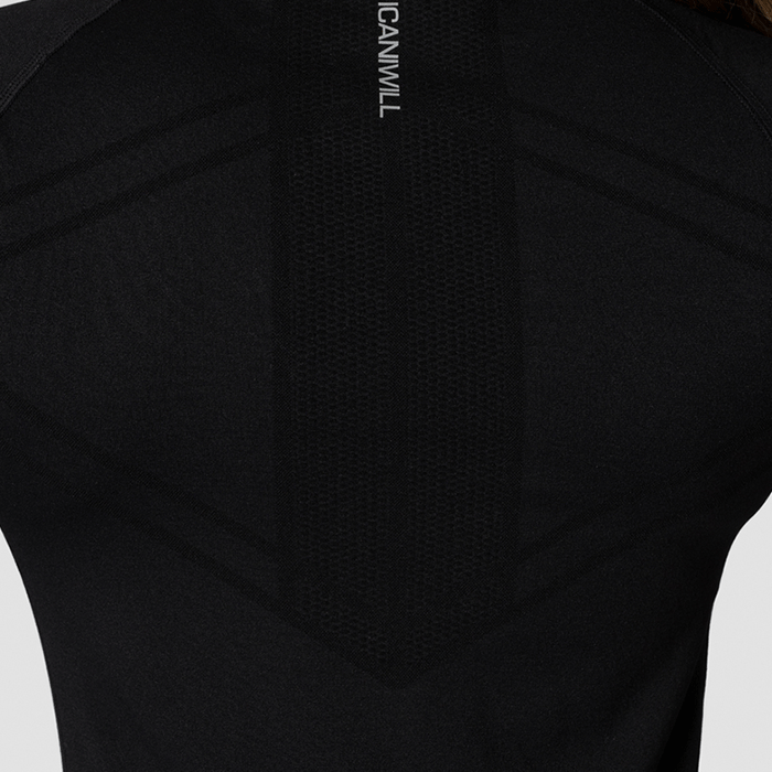 Everyday Seamless T-shirt, Black, L 