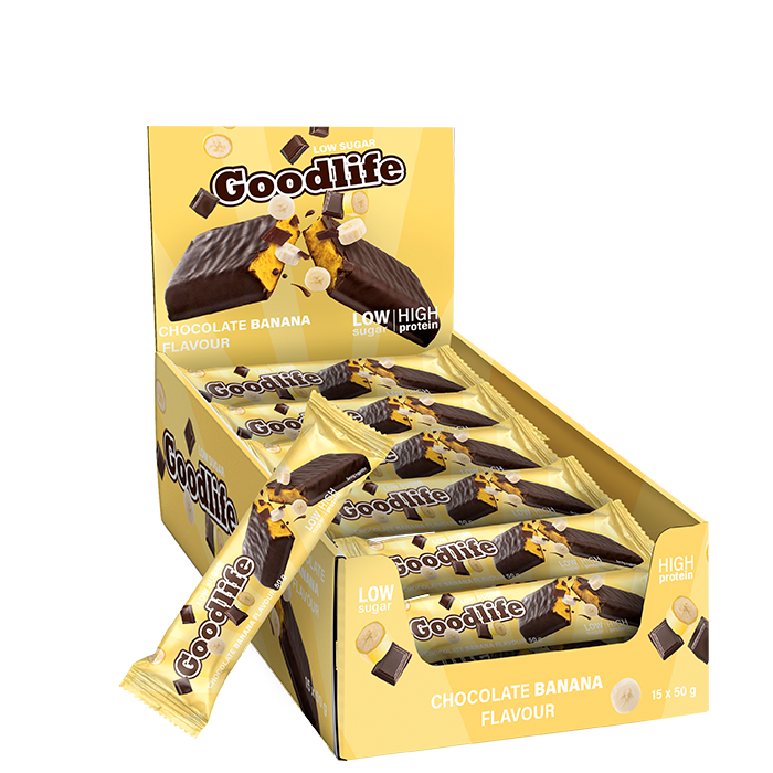 15 x Low Sugar Proteinbar 50 g chocolate_banana