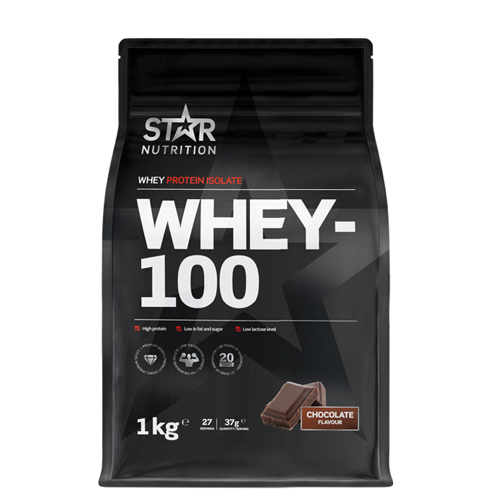 Whey-100 Vassleprotein 1 kg choklad