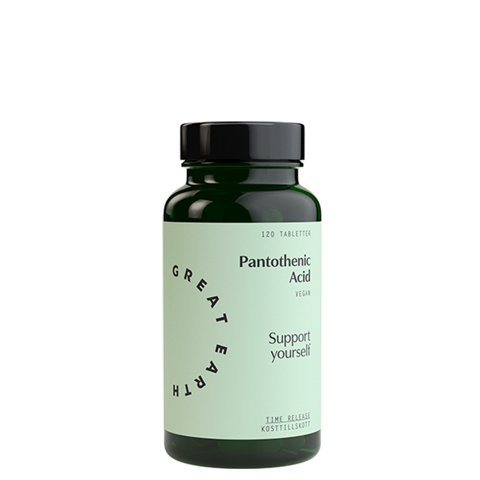 Pantotensyra Vitamin B5 120 tabletter