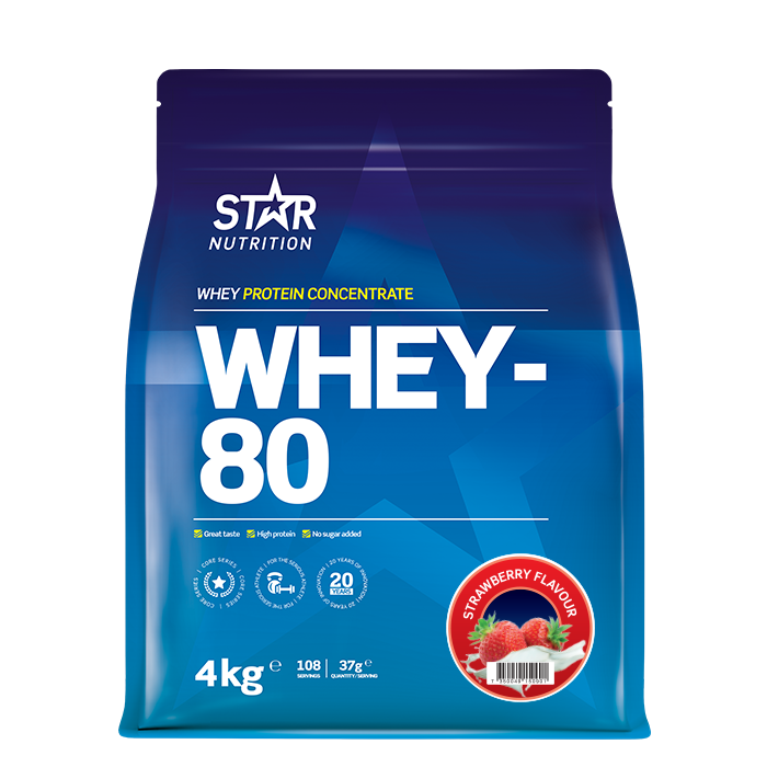 Whey-80 Vassleprotein 4 kg