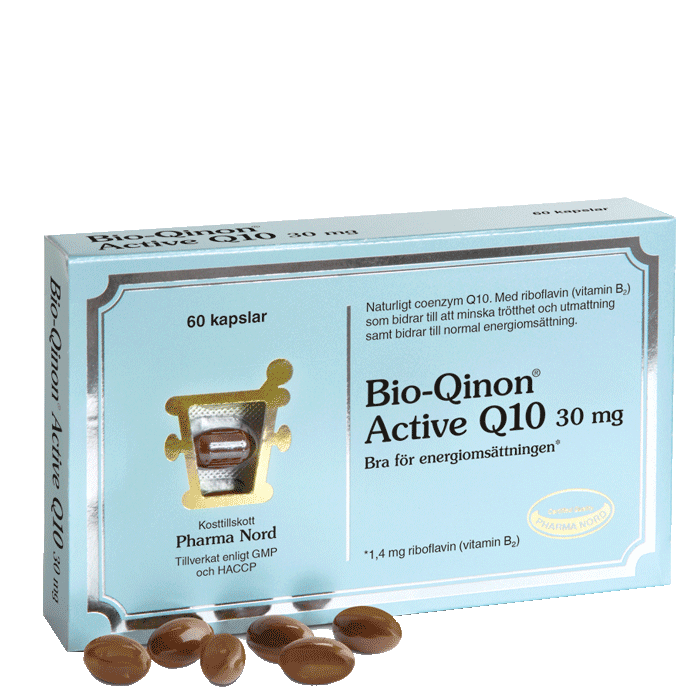 Bio-Qinon Active Q10 30 mg, 60 kapslar