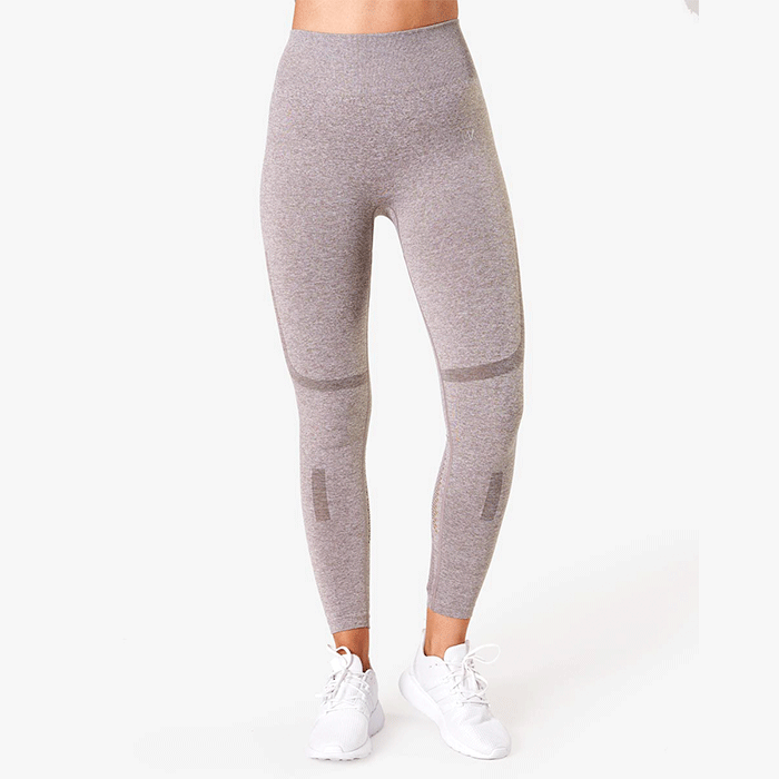 Bild av Queen Mesh Tights, Khaki Melange