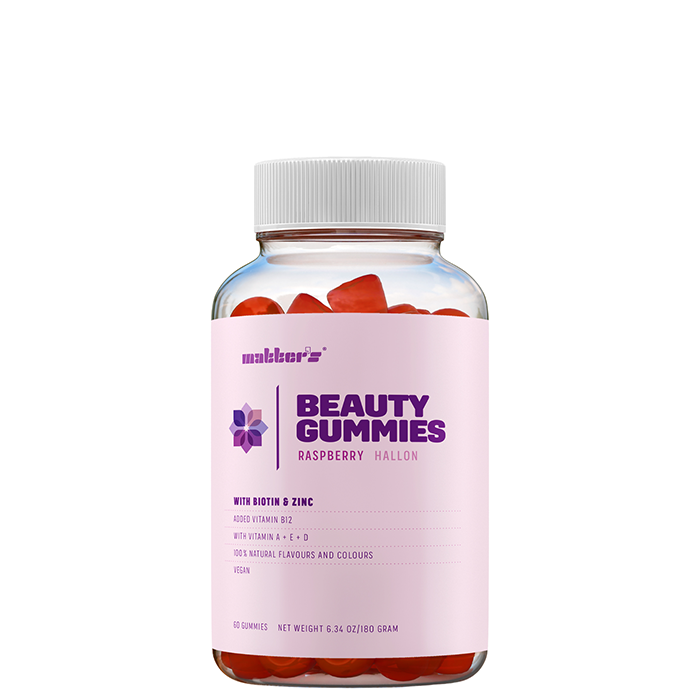 Beauty Gummies 60 st Hallon Gum Kort datum