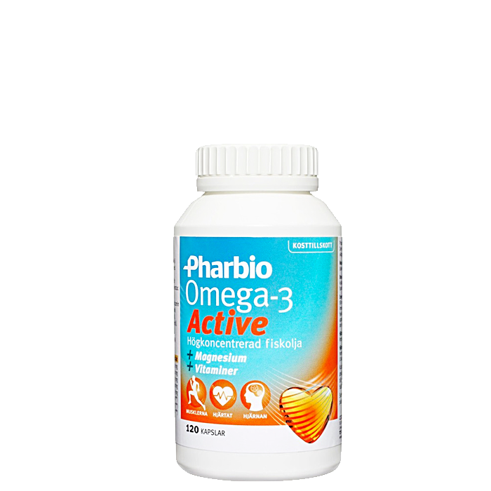 Omega-3 Active, 120 kapslar
