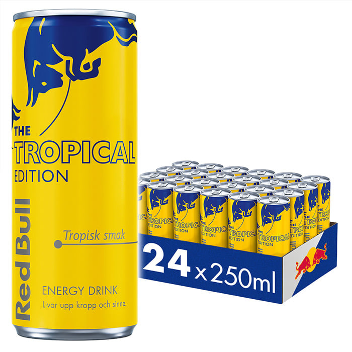Red Bull Energidryck Tropical Edition 24 x 250 ml Original