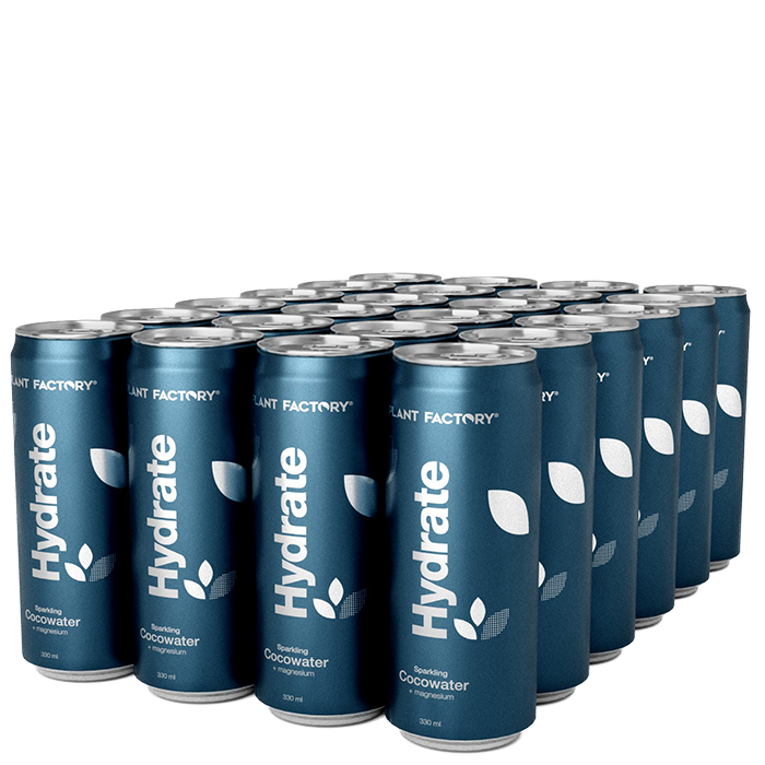24 x Hydrate Kolsyrat Kokosvatten Flak 330 ml original