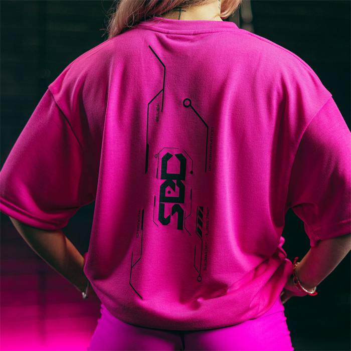 Nova Oversized T‑shirt Unisex Rosa