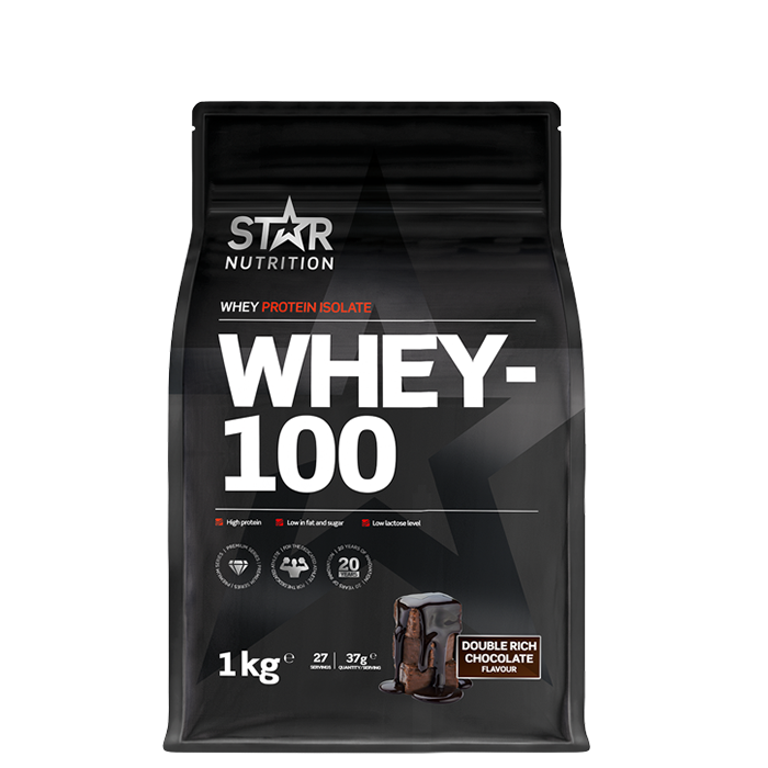 Whey-100 Vassleprotein 1 kg - Star Nutrition