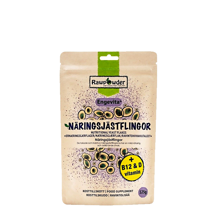 Näringsjästflingor B12 Och D-vitamin 125 g