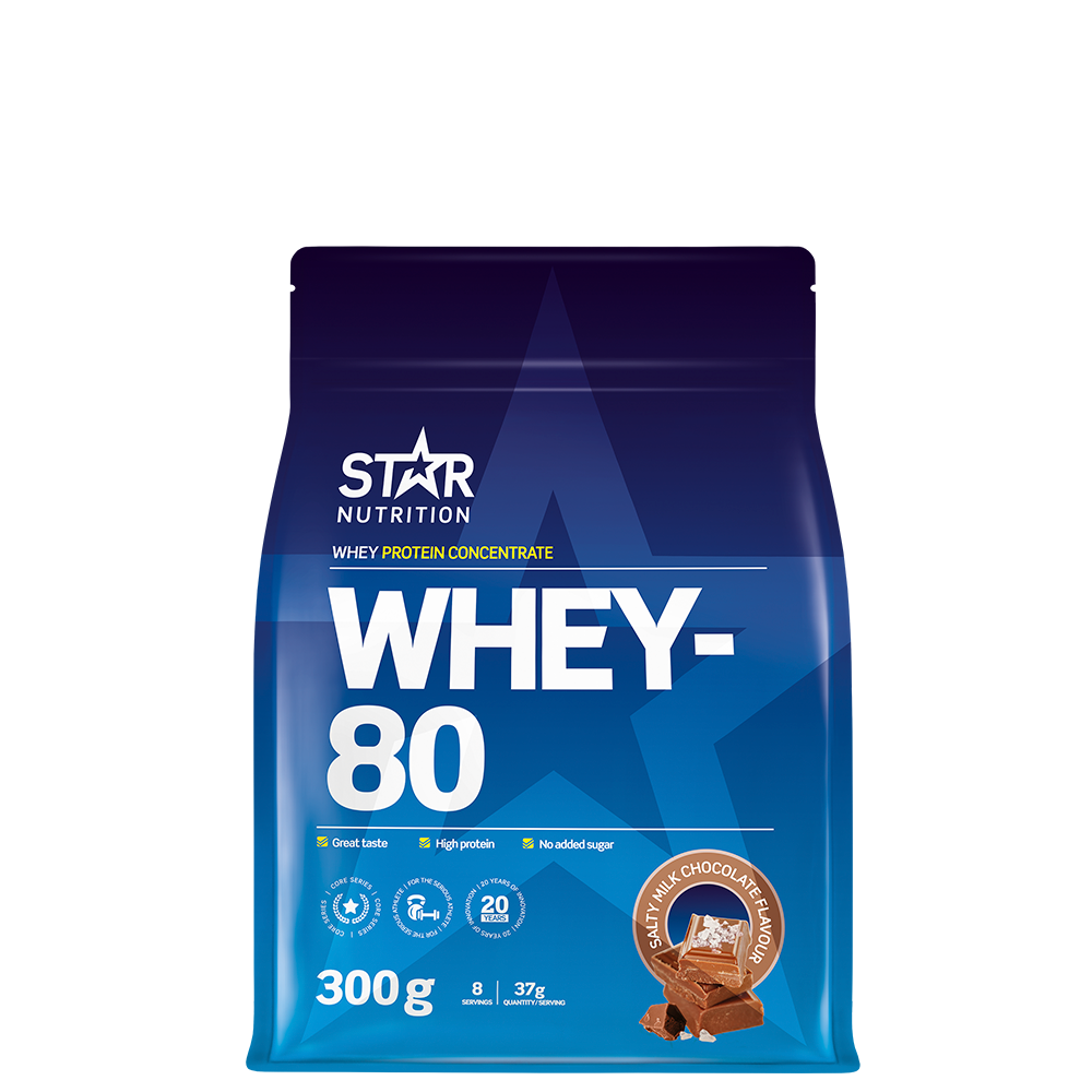 Whey-80 Vassleprotein 1 kg - Star Nutrition