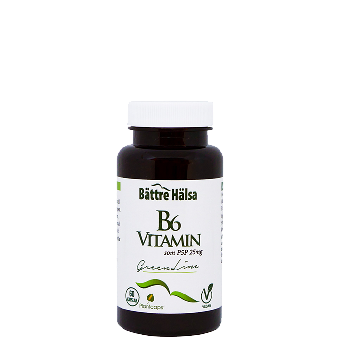 Bild av B6 P5P 25 mg, 60 kapslar