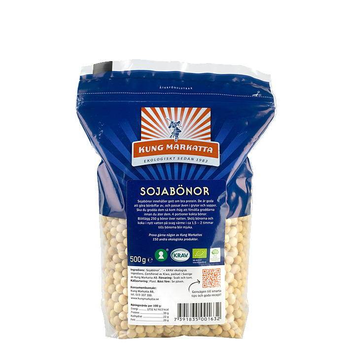 Bild av Sojabönor KRAV, 500 g