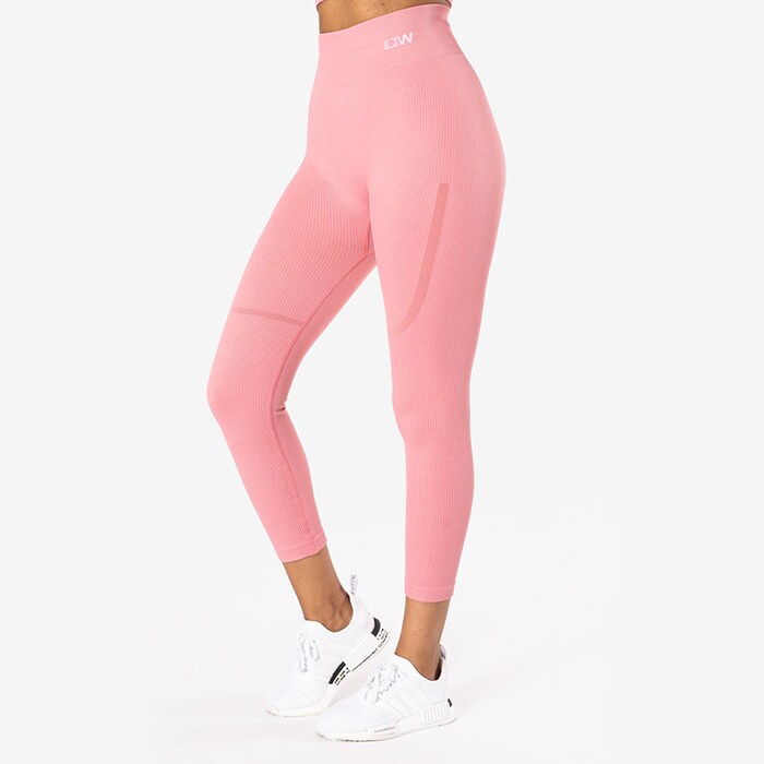 Bild av Ribbed Seamless Tights, Dusty Rose