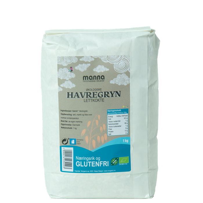 Havregryn Lättkokt Glutenfri 1 kg