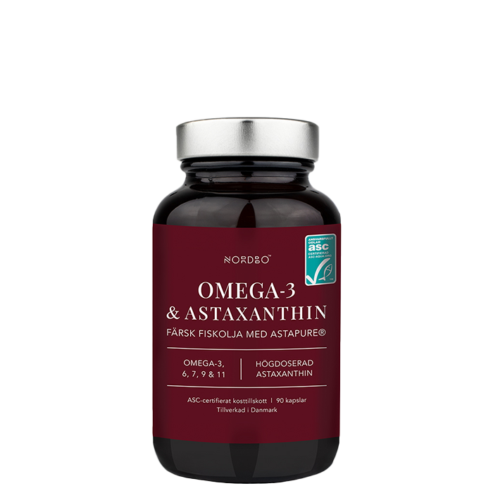 Omega-3 & Astaxanthin 90 kapslar