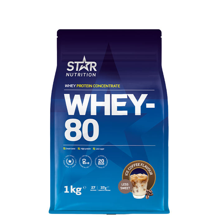Whey-80 Vassleprotein 1 kg