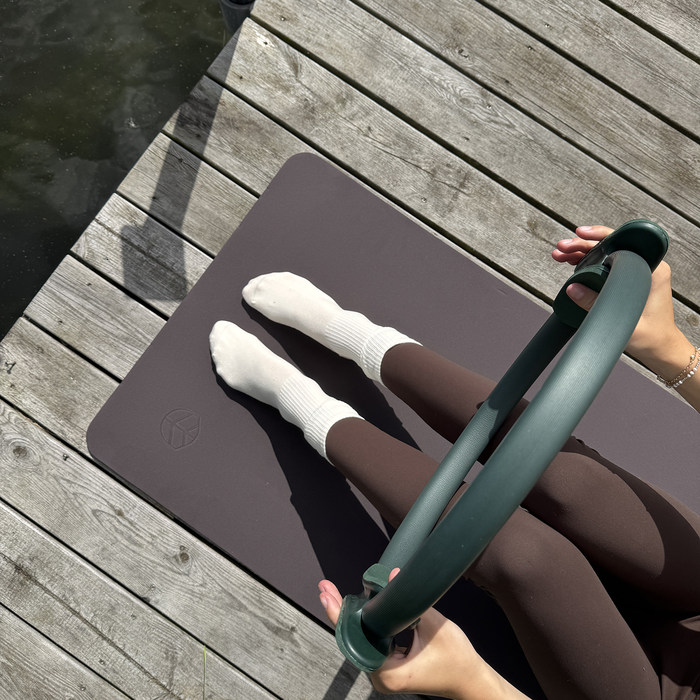 Vitaprana Yogastrumpor med Halkskydd 3-Pack