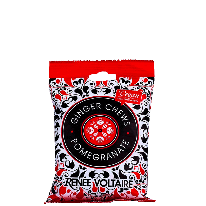 Ginger Chew Kolor Granatäpple 120 g