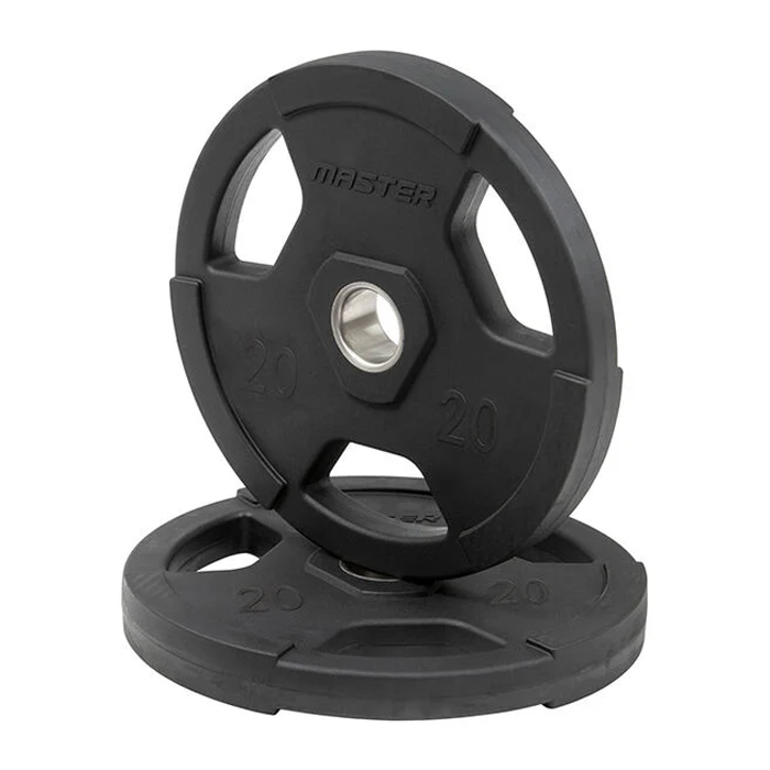 Gummiklädd Viktskiva 50 mm 1,25–20 kg