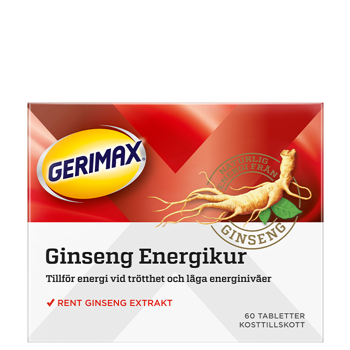Ginseng Energikur 60 tabletter