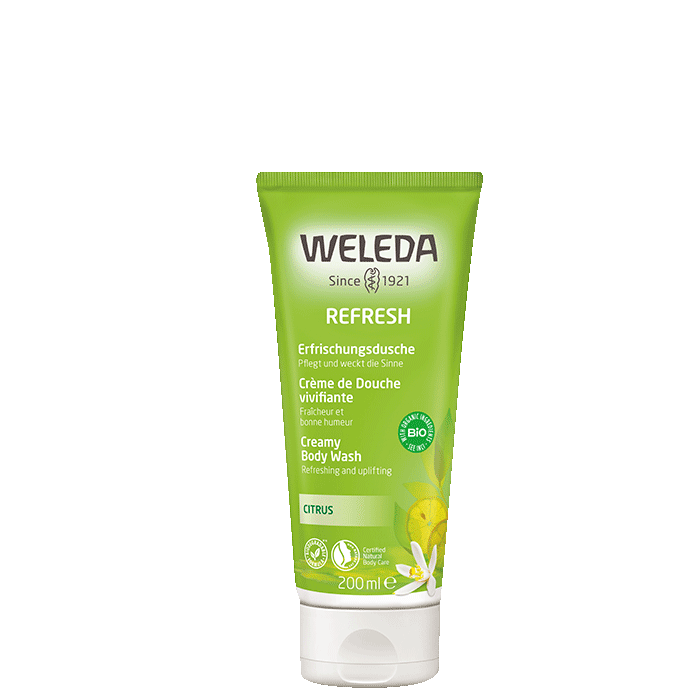 Weleda Refresh Citrus Creamy Body Wash 200 ml