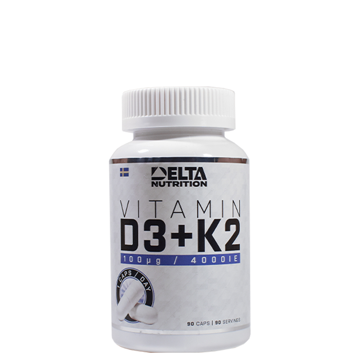 Vitamin D3 + K2, 90 caps