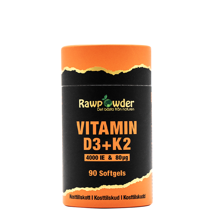 Vitamin D3 4000 IE-K2 80 g 90 kapslar