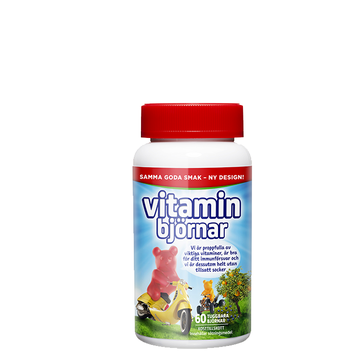 Active Care Vitaminbjörnar, 60 tabletter