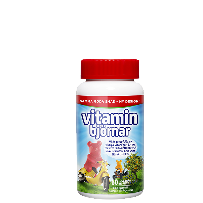 Vitaminbjörnar 60 tabletter