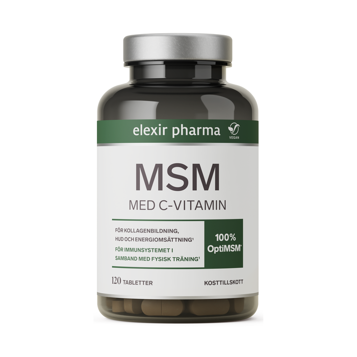 MSM + C Vitamin 120 tabletter