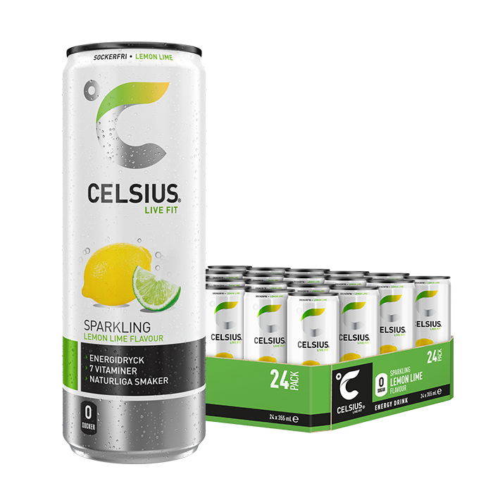 24 x Celsius, 355 ml 2 kr pant
