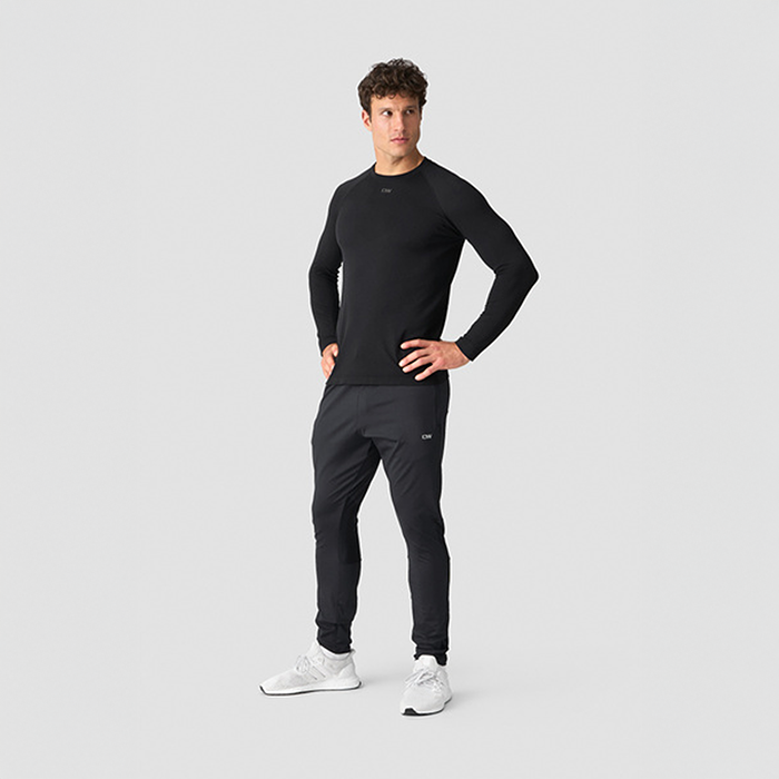 Stride Seamless L&aring;ng&auml;rmad Svart
