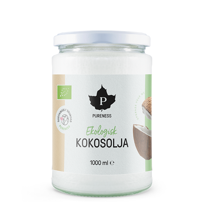 Jungfru kokosolja Eko 1000 ml - Pureness