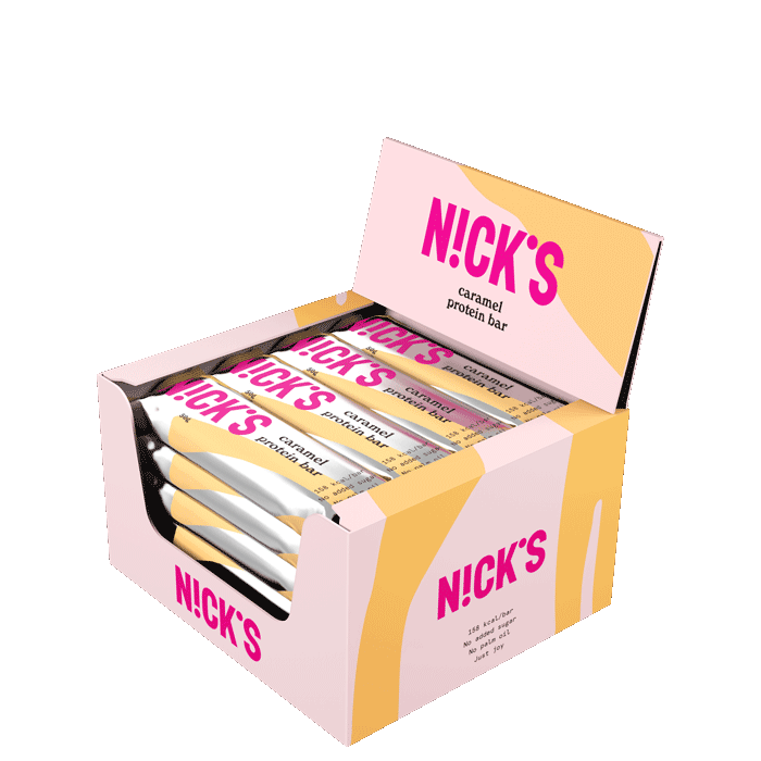 12 x NICKS Protein Bar Caramel 50 g