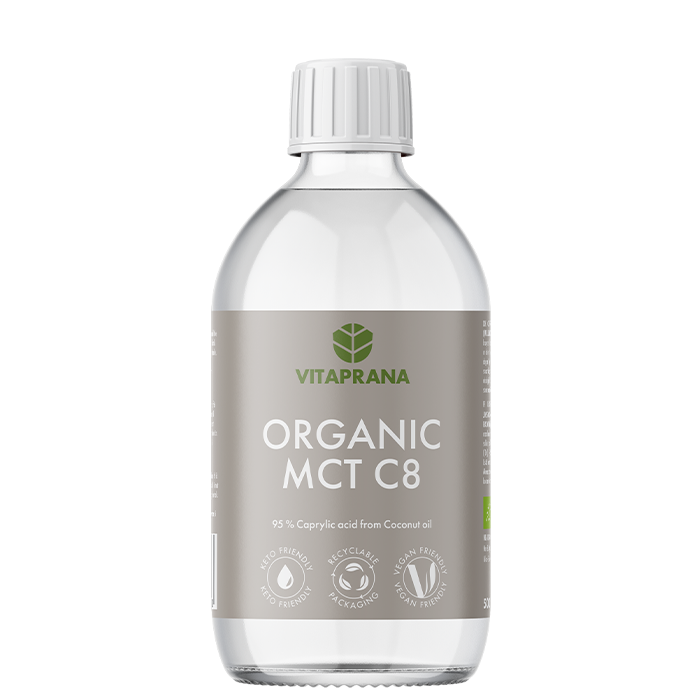 Ekologisk MCT Olja C8 500 ml - Vitaprana