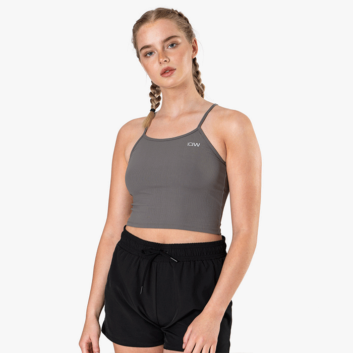 Bild av Devotion Cropped Tank Top, Dark Grey