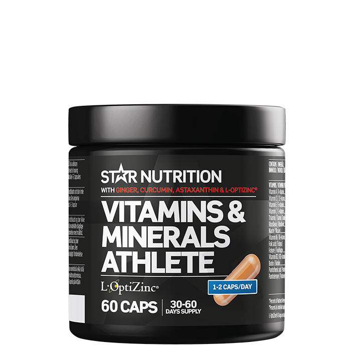 Ultimate Vitamins & Minerals Athlete 60 kapslar