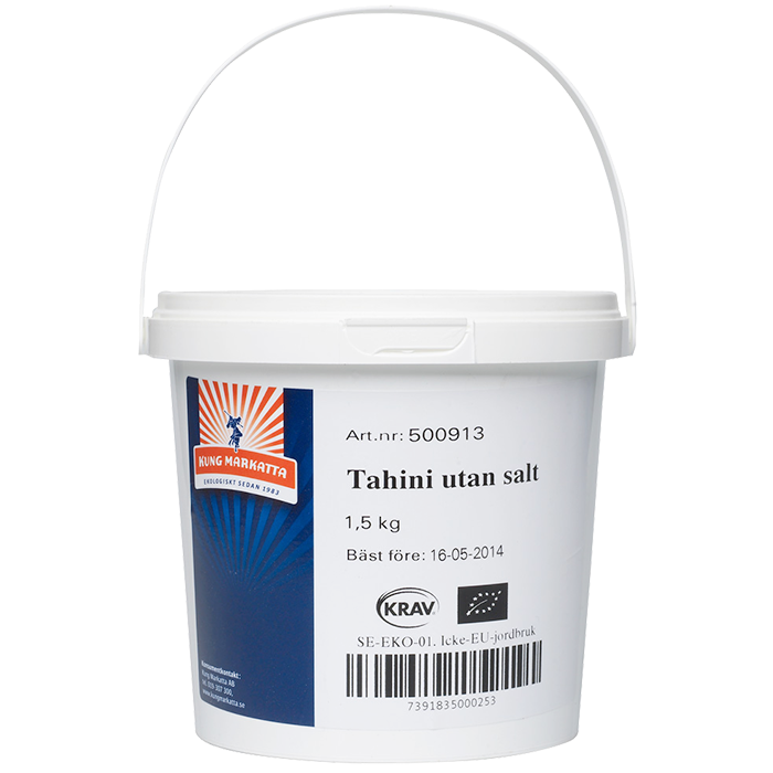 Tahini utan salt, 1,5 kg